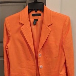 BRAND NEW Ralph Lauren orange blazer